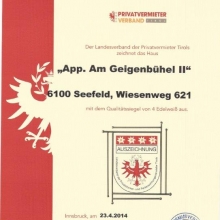 4 Edelweiss Zertifikat