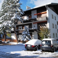 Aussicht Berghaus Tirol im Winter