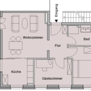 Ferienwohnung Abendsonne Grundriss