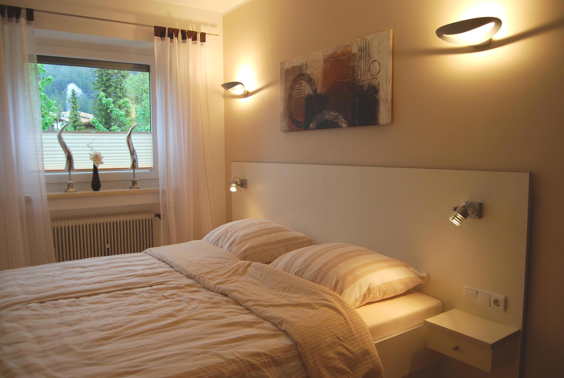 Ferienwohnung Alpenblick Schlafzimmer