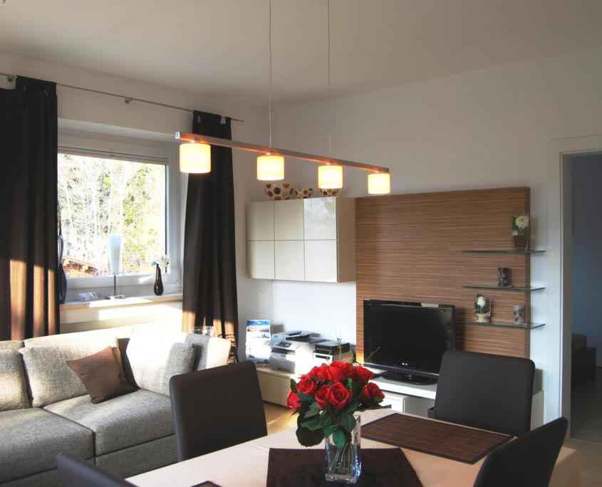 Ferienwohnung Alpenblick Wohnzimmer