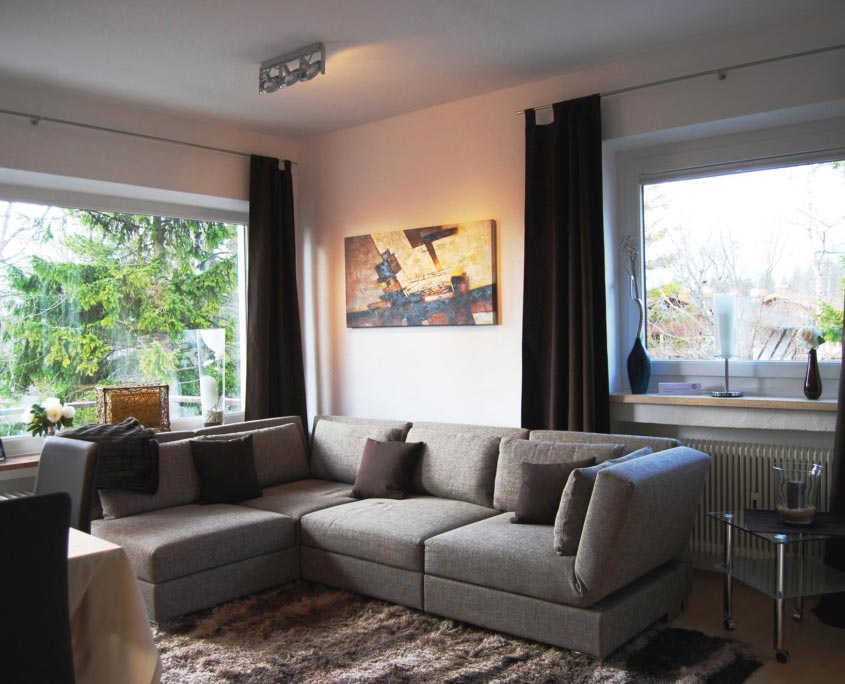 Ferienwohnung Alpenblick Wohnzimmer