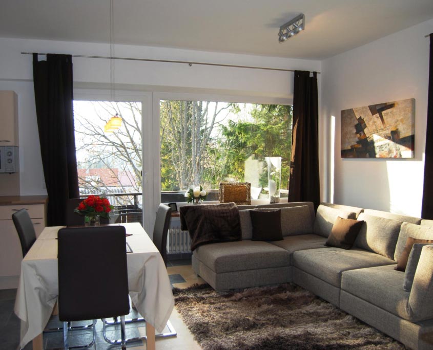 Ferienwohnung Alpenblick Wohnzimmer