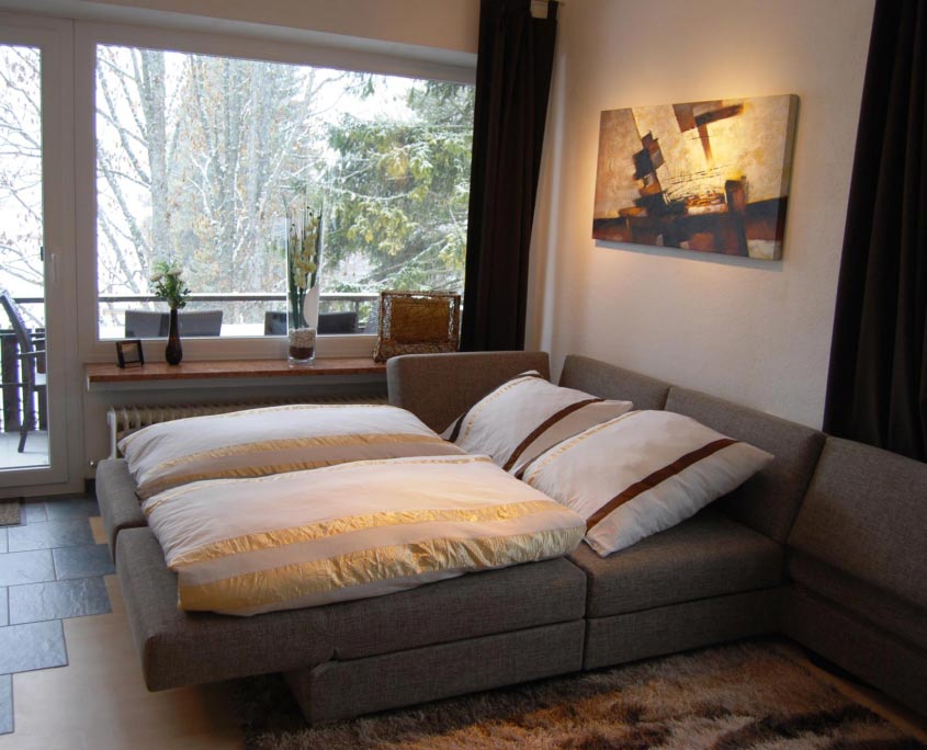 Ferienwohnung Alpenblick Wohnzimmer