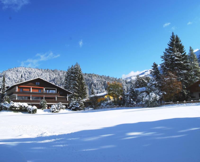 Ferienwohnung-Seefeld-Tirol-Alpenblick-Winter