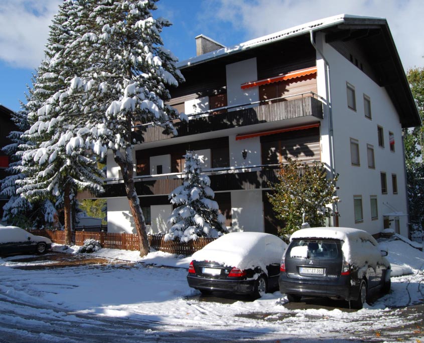 Ferienwohnung Alpenpanorama Winter